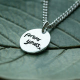 Handwriting Necklace - Curb