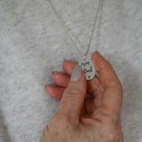 Handwriting Necklace - Silver Link