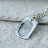 Original Fingerprint Necklace - Curb