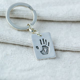 Hand or Footprint Keyring