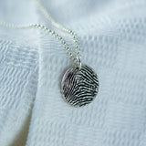 "Tender Touch" Fingerprint Necklace - Fine Belcher